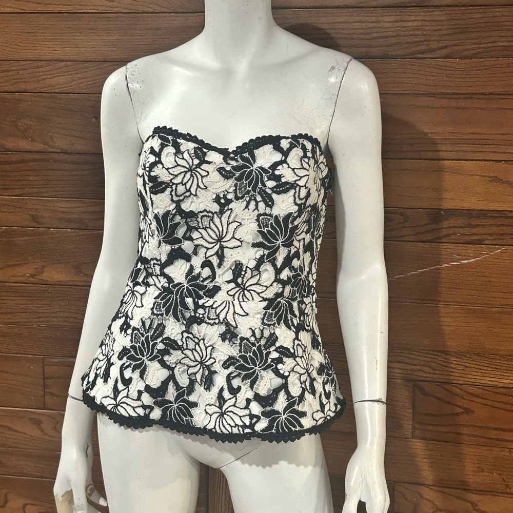 White House Black Market Lace Bustier